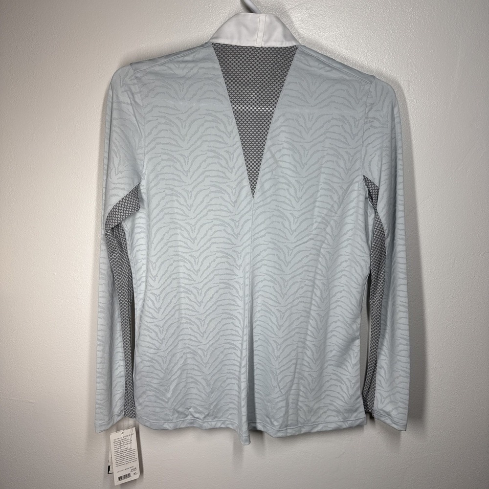 Kerrits NWT Women XL Seafoam Show Ready Equestrian Long Sleeve UPF Sun Shirt - Picture 8 of 14